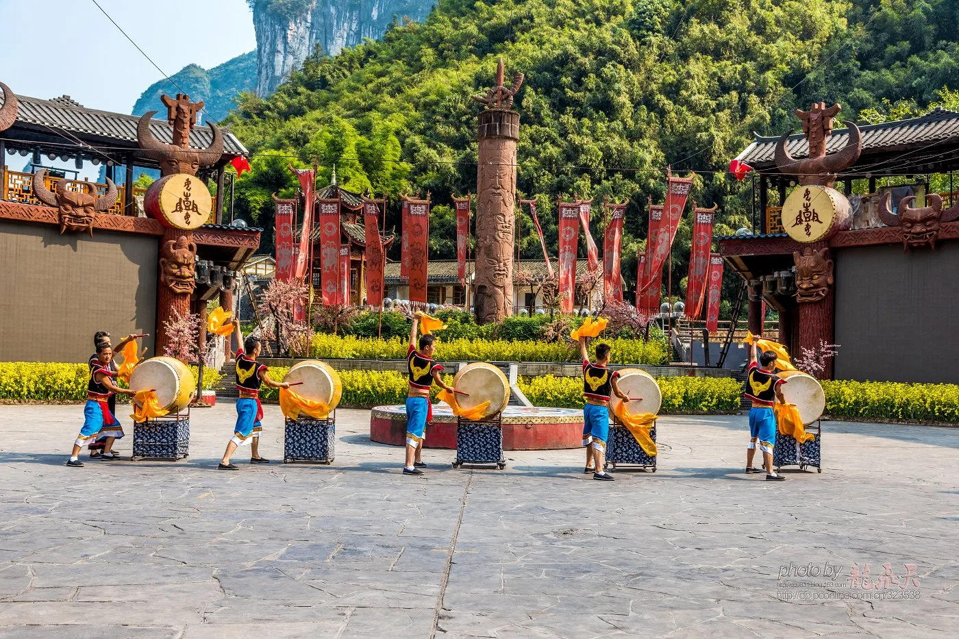 Area del villaggio miao di Dehang — immagine di riferimento