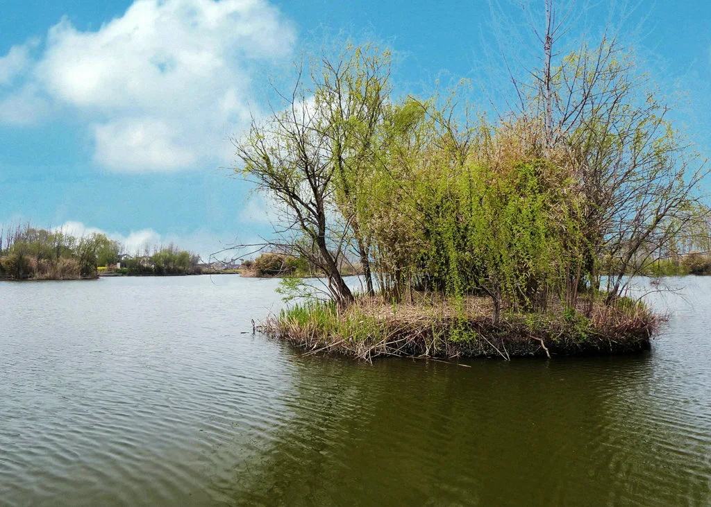 Área turística del lago Qin — imagen de referencia