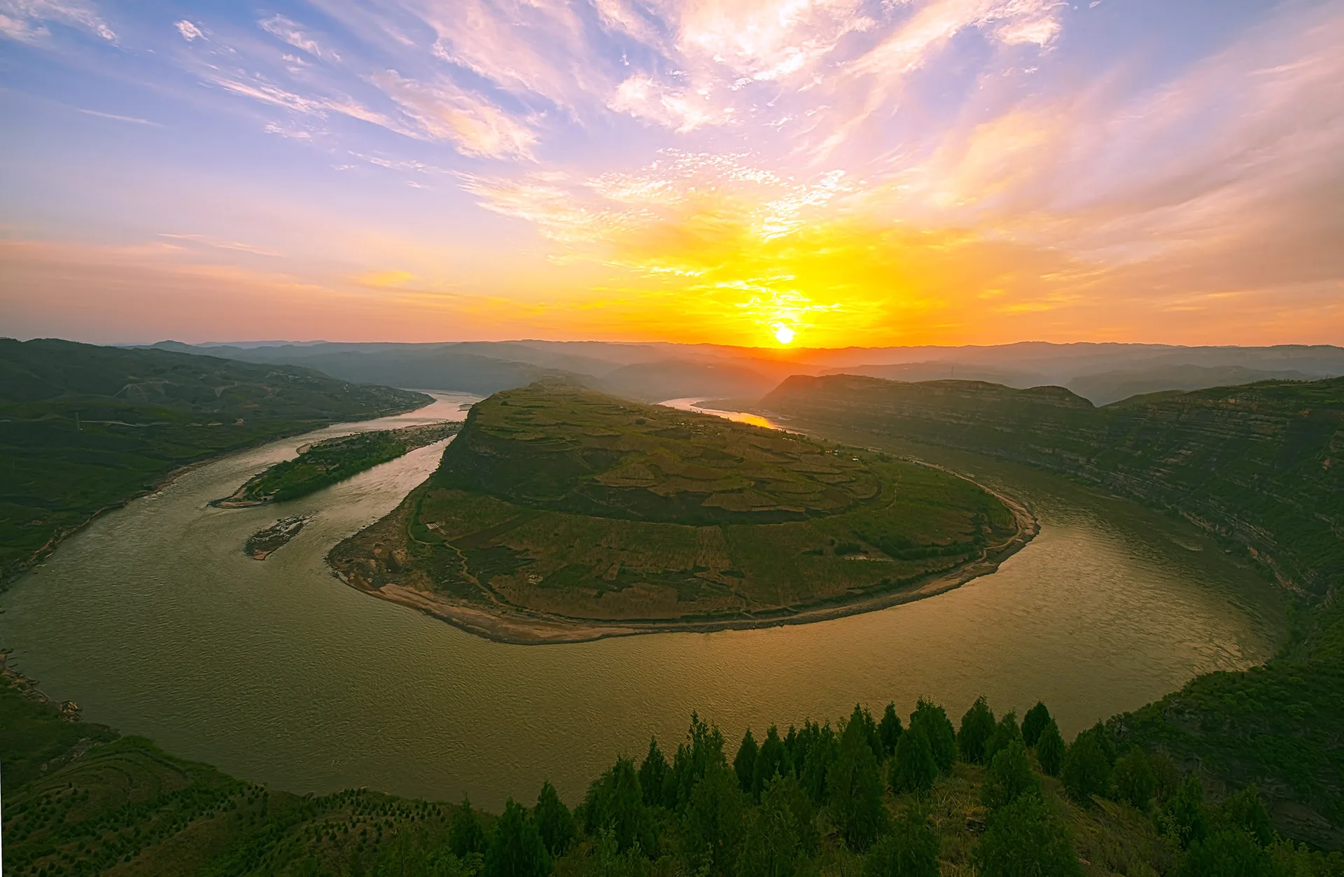 Baie Qiankun, Yanchuan — image de référence