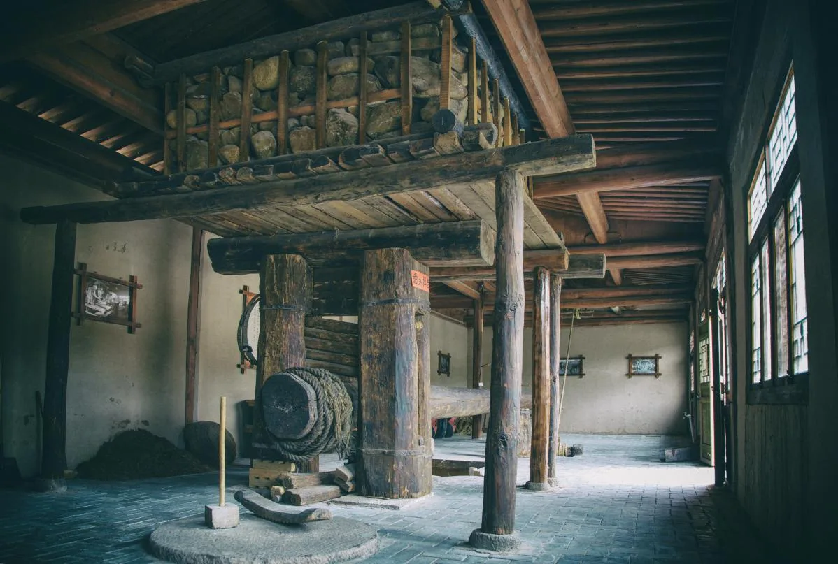 Old Oil Mill, Huzhu Tu Homeland Park — reference image