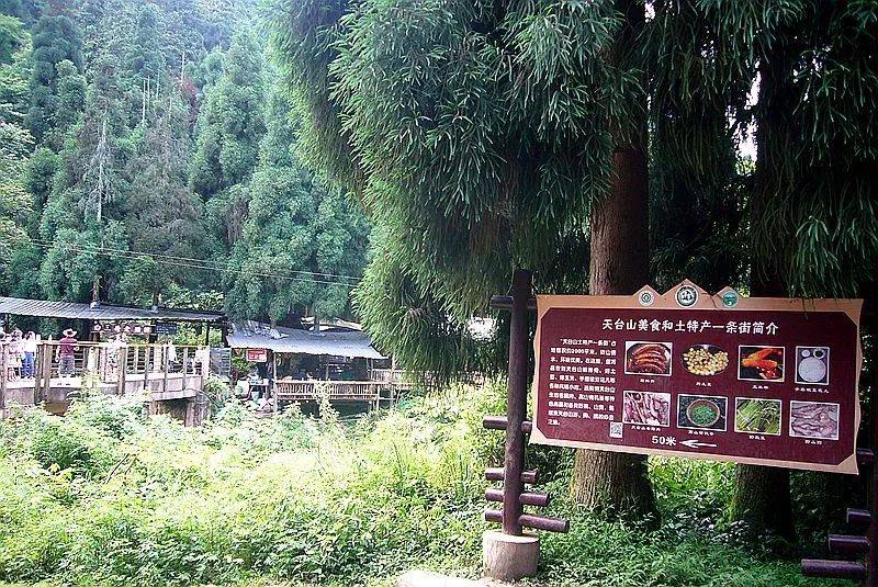 Tiantai Mountain, Qionglai — reference image