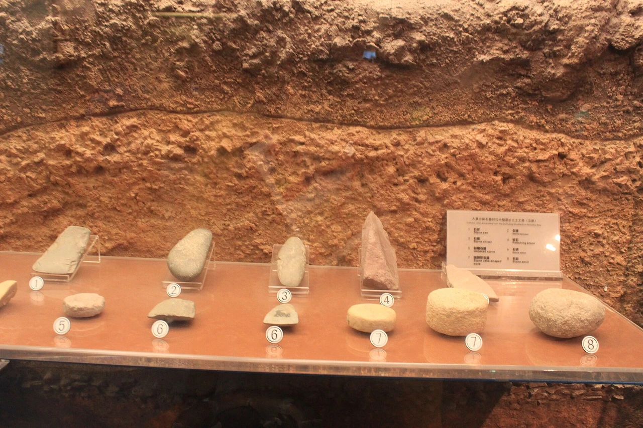 Neolithic stone tools from the Pearl River estuary