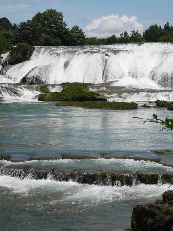 Ensemble des cascades de Huangguoshu