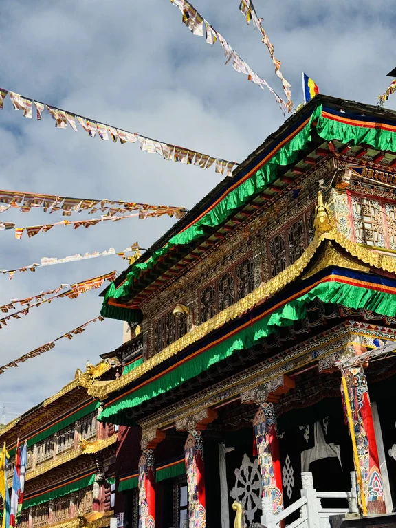 塔公寺与草原