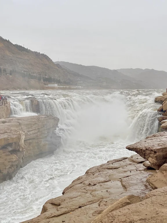 Air Terjun Hukou, Sebelah Shanxi