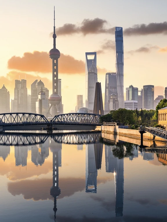 Promenade urbaine le long du Suzhou