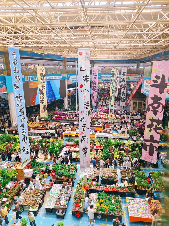 Mercato dei fiori di Dounan