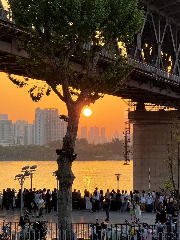 Ponte sullo Yangtze a Wuhan